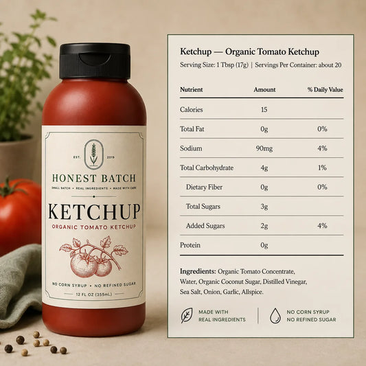 Honest Batch Ketchup